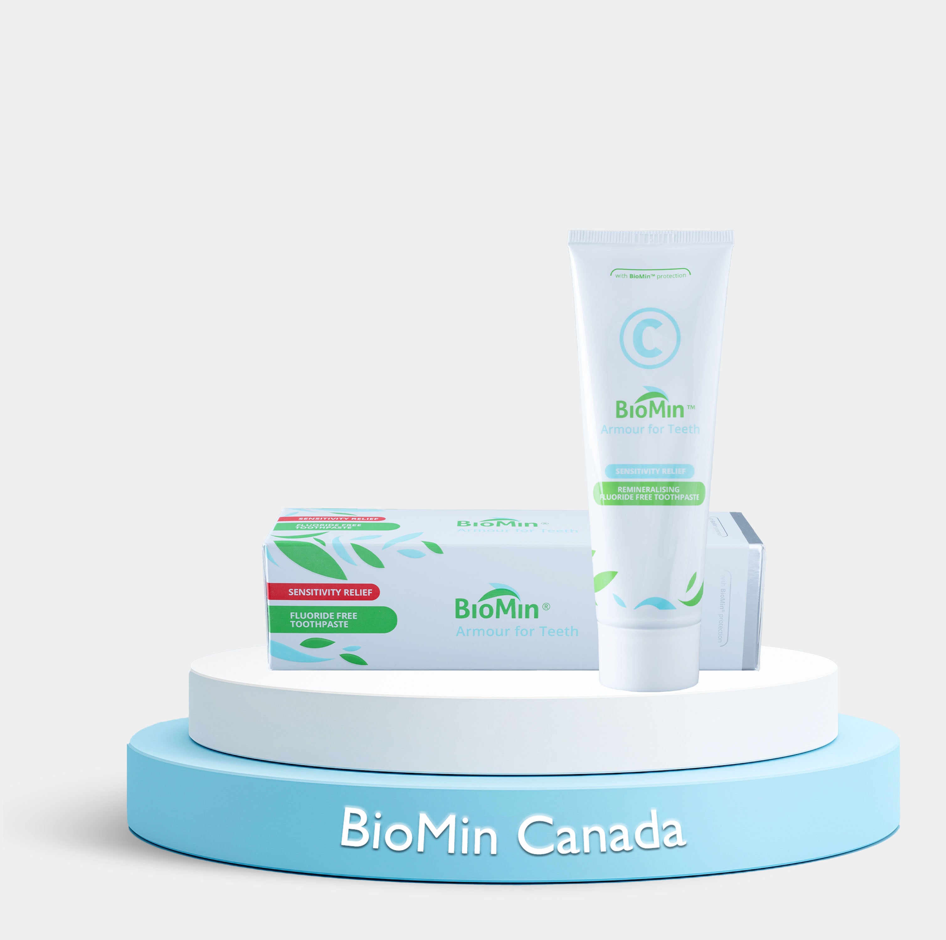 BioMin™ C 75 ml - Pasta de dientes sin flúor para la sensibilidad y la remineralización