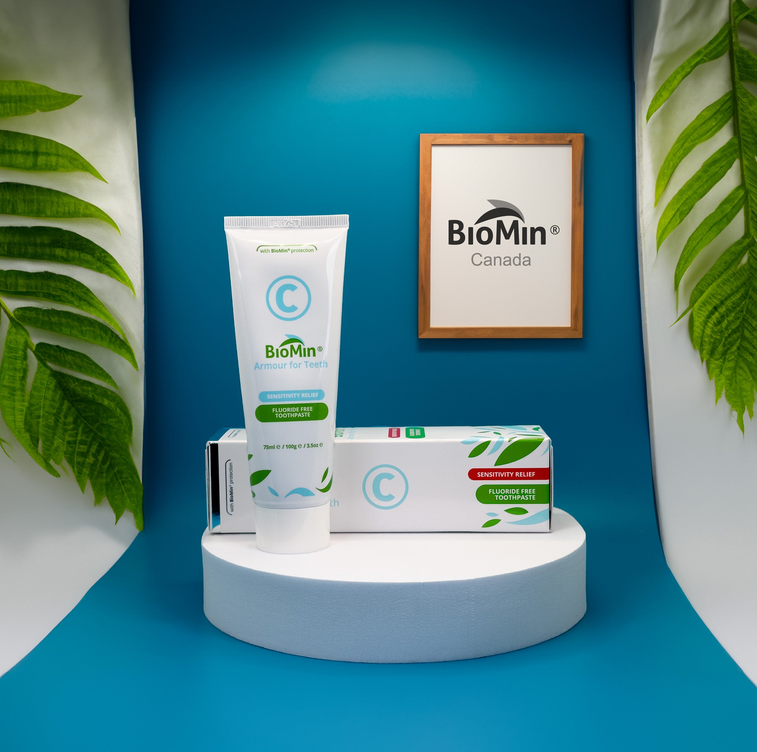 BioMin™ C 75 ml - Pasta de dientes sin flúor para la sensibilidad y la remineralización