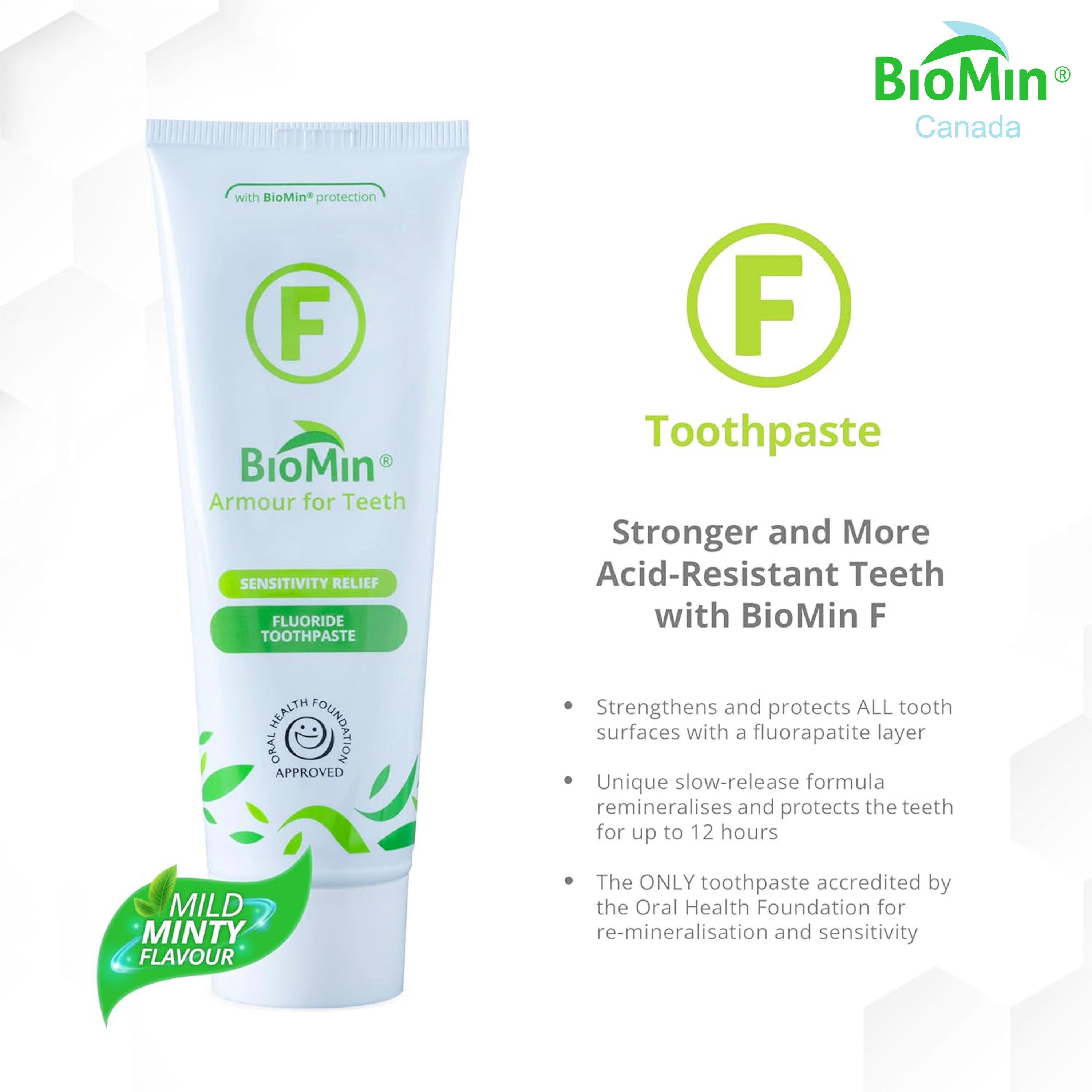 BioMin™ F 75 ml - Sensitive Teeth & Remineralizing Toothpaste
